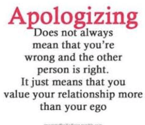 Apologizing Quote #1
